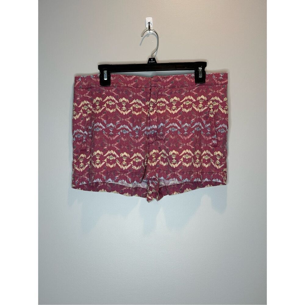 Free People Wild Plum Linen Blend Shorts Size 10